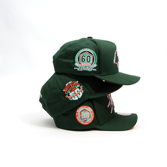 Cap Mitchell & Ness - NBA - Emerald Slam - Oklahoma City Thunder - Green/Orange