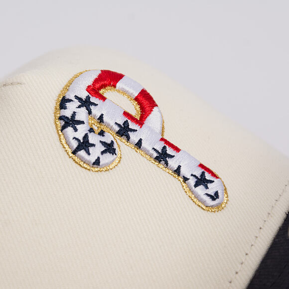 Cap New Era - MLB "American Flag" 9FIFTY - Philadelphia Phillies - Chrome White