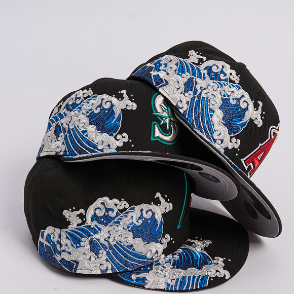 Cap New Era - MLB "Tidal Wave" 59FIFTY - Seattle Mariners - Black