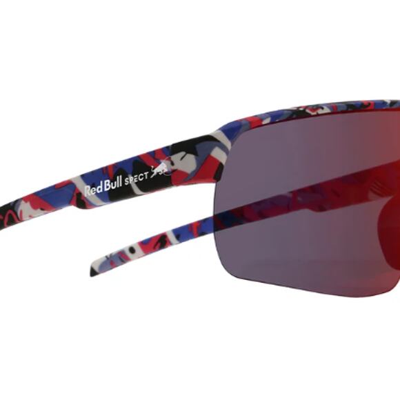 Sunglasses Red Bull SPECT - DAKOTA - Matt Blue/Burgundy - Red-Purple Mirror