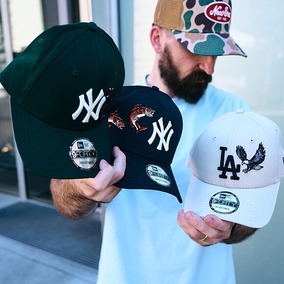 Cap New Era - MLB Outdoor Icon 9FORTY - LA Dodgers - Stone