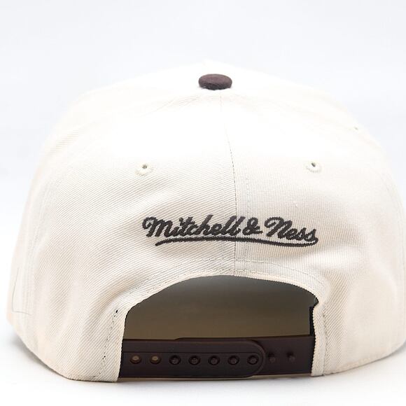Cap Mitchell & Ness - NBA Brown And Cream Pro Snapback - Boston Celtics - Cream