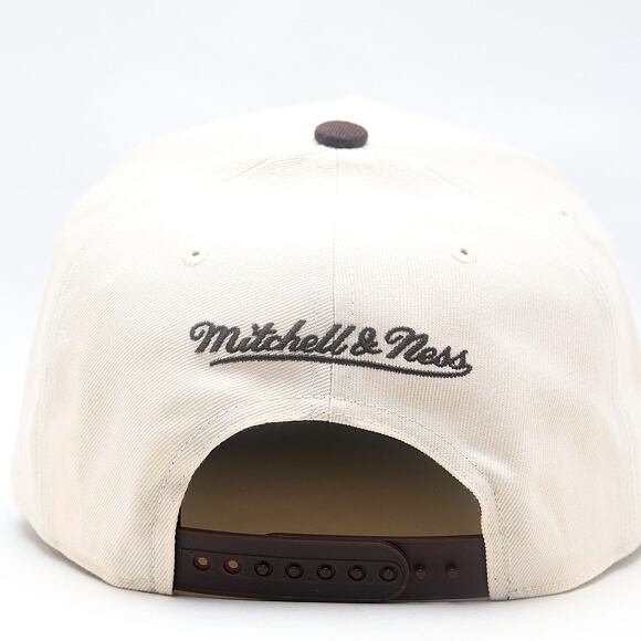 Cap Mitchell & Ness - NBA Brown And Cream Pro Snapback Hwc - Milwaukee Bucks - Cream