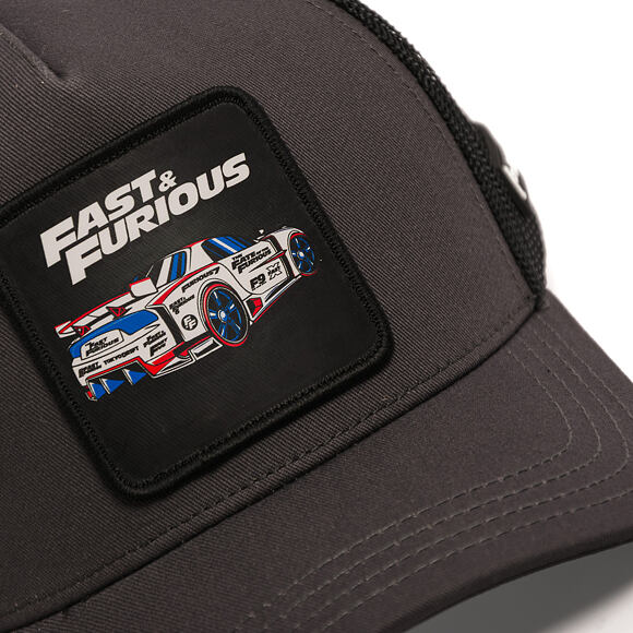 Cap Capslab - Fast & Furious Trucker - Tokyo Drift - Grey / Black