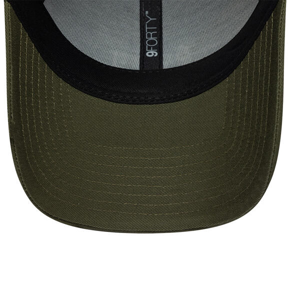 Cap New Era - Branded Gem Patch Distress 9FORTY - New Olive