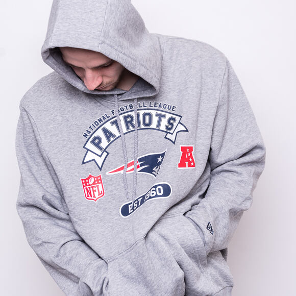 New Era New England Patriots Graphic Po Hoodie Hoody
