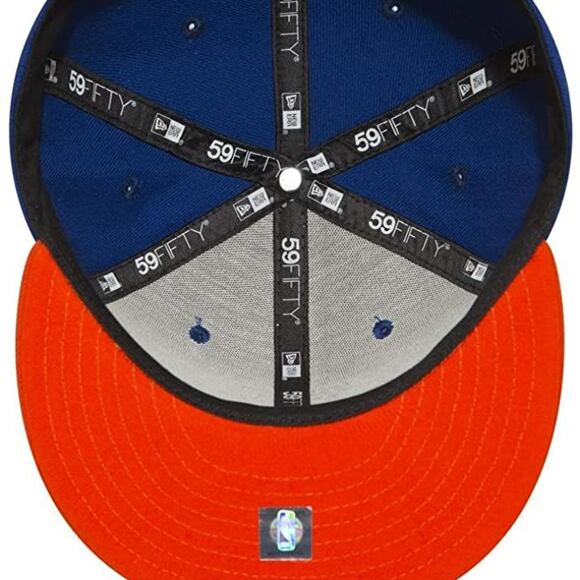 New Era 59FIFTY NBA Basic New York Knicks Blue / Orange Cap