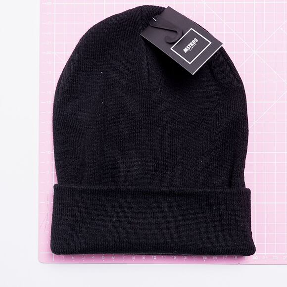 MSTRDS Beanie Basic Flap Long 10489-002 Black