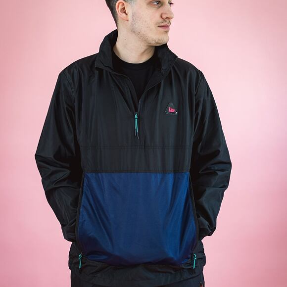 New Era Contemporary Cargo Windbreaker Black / Muave Blue Jacket