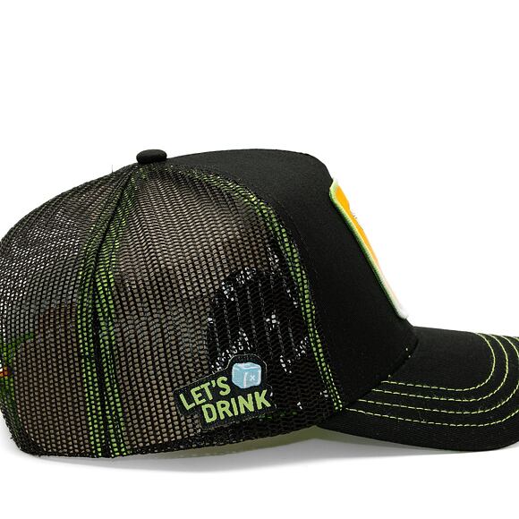 Kšiltovka Capslab - Trucker Margarita - Black / Orange