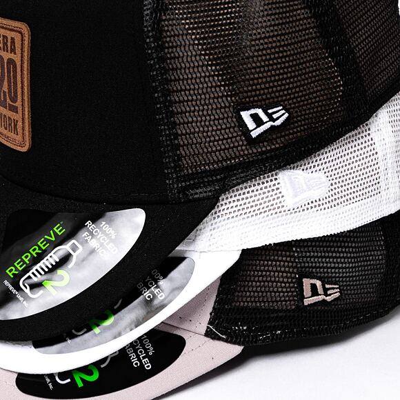Kšiltovka New Era - Repreve 9FORTY Trucker - Black
