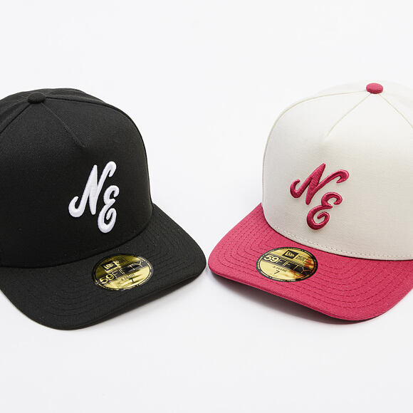 Kšiltovka New Era - Branded Script 59FIFTY - Black