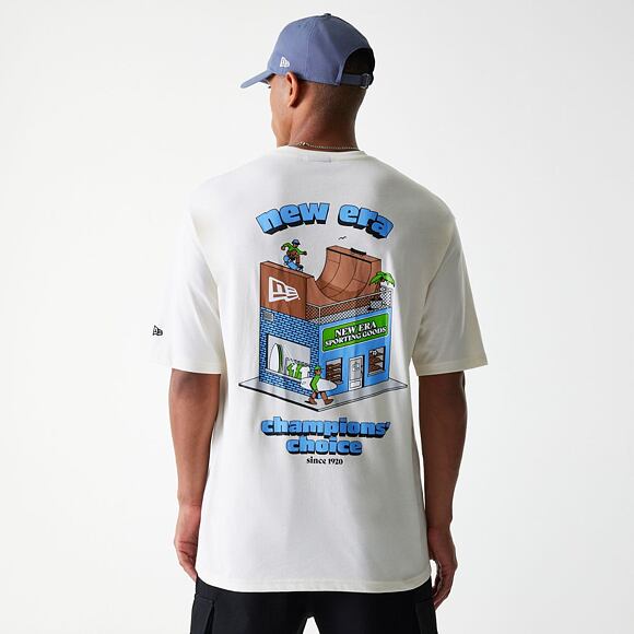 Triko New Era - Store Graphic Tee - Off White