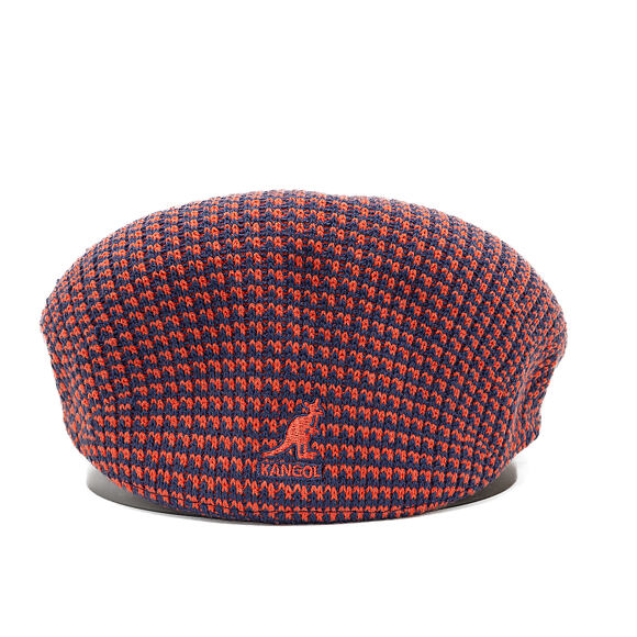 Kangol - Grid Knit 504 Flatcap - Hazy Indigo