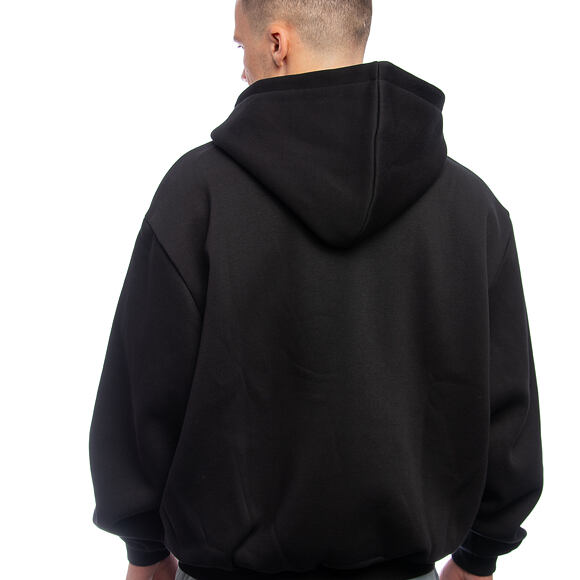 Mikina Karl Kani - Chest Signature Essential Oversized Zip Hoodie - Black