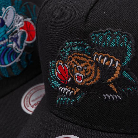 Cap Mitchell & Ness - NBA Tilted Pro Snapback Hwc - Vancouver Grizzlies - Black