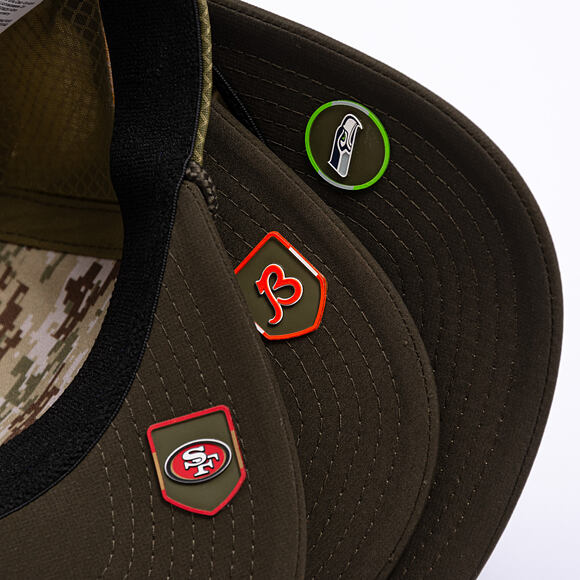 Cap New Era - NFL25 "Salute to Service" - 9SEVENTY Stretch-Snap - San Francisco 49ers 