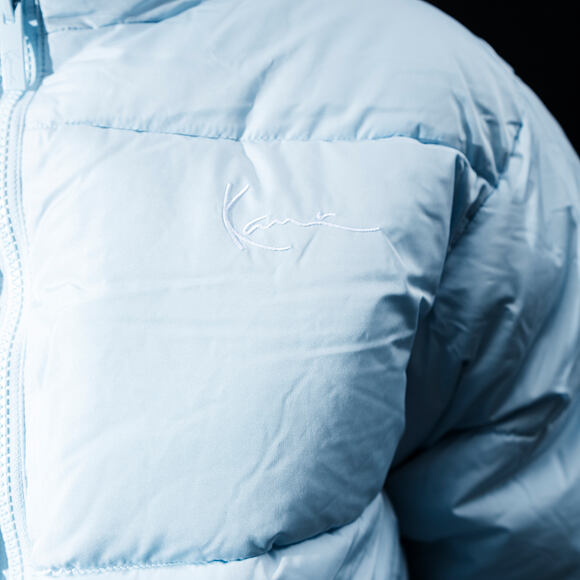 Karl Kani - Small Signature Embossed Logo Puffer Jacket - Blue