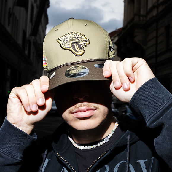 Cap New Era - NFL25 "Salute to Service" - 9SEVENTY Stretch-Snap - Jacksonville Jaguars 