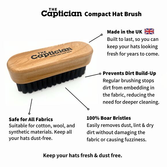 Čistící set na kšiltovky - The Captician Hat Cleaning Kit