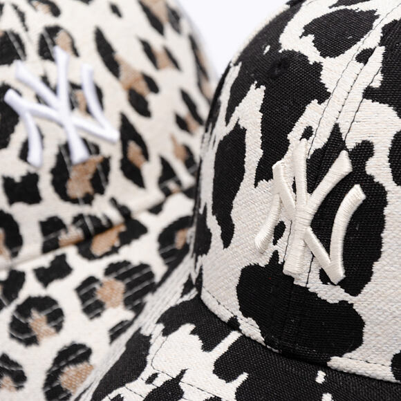 Womens Cap New Era - MLB Cow Midi Logo 9FORTY - NY Yankees - Black