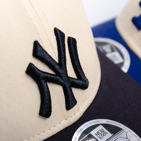 Cap New Era - MLB Colorblock 9FORTY M-CROWN - NY Yankees - Cream