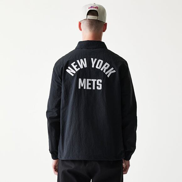 Jacket New Era - MLB Coaches Jacket - NY Mets - Black