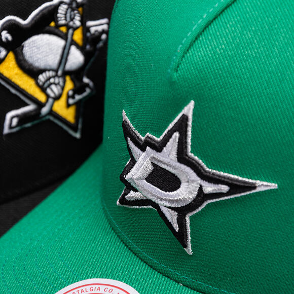 Mitchell & Ness - Dallas Stars - Double Clutch Pro Snapback - Green