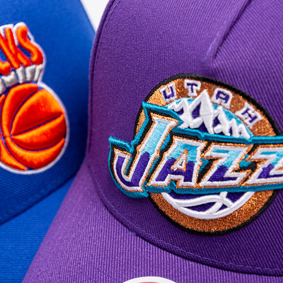 Mitchell & Ness - Utah Jazz - Double Clutch Pro Snapback Hwc - Purple