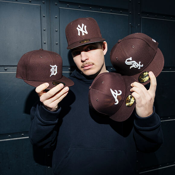 New Era - MLB Seasonal 59FIFTY - Chicago White Sox - Burnt Wood - Brown