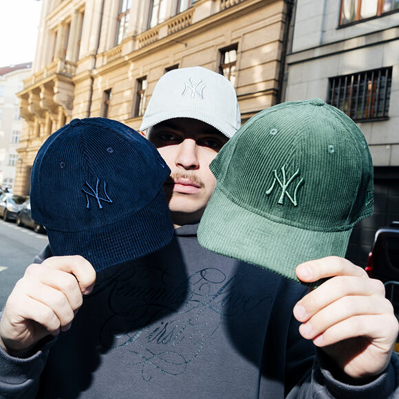 Cap New Era - MLB Cord 9FORTY M-CROWN - NY Yankees - Cilantro Green