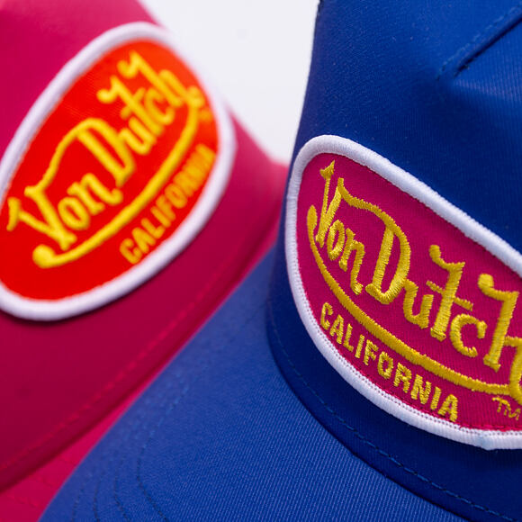 Cap Von Dutch - Trucker - Cali Patch Royal/Pink
