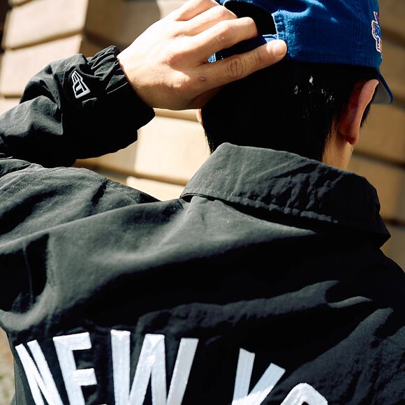 Jacket New Era - MLB Coaches Jacket - NY Mets - Black