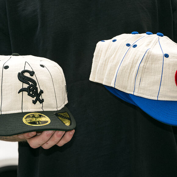 Cap New Era - MLB Retro Linen Pinstripe 59FIFTY Retro Crown - Chicago White Sox - Team Color