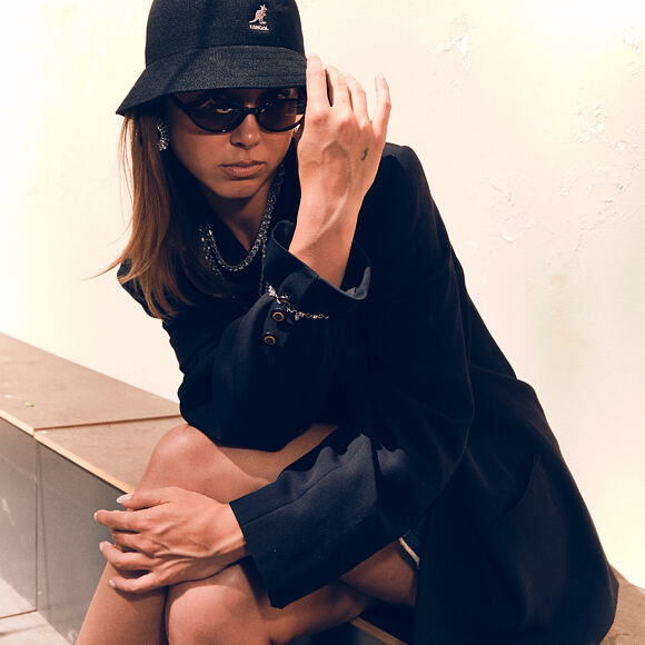 Kangol K2094ST Tropic Casual Black BK001 Bucket Hat