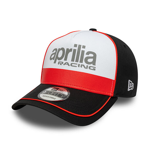 Cap New Era - Piagio Reflective 9FORTY M-CROWN A-Frame - Aprilia - Black