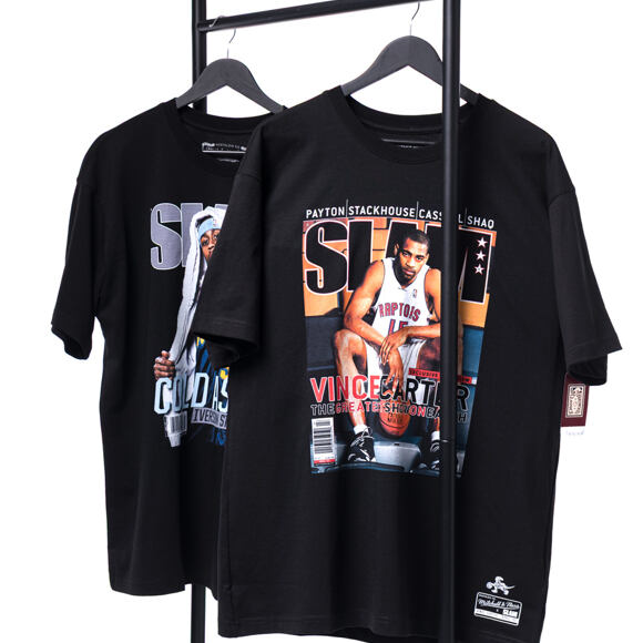 Tee Mitchell & Ness - Boxy Slam Tee - NBA - Toronto Raptors - Vince Carter - Black