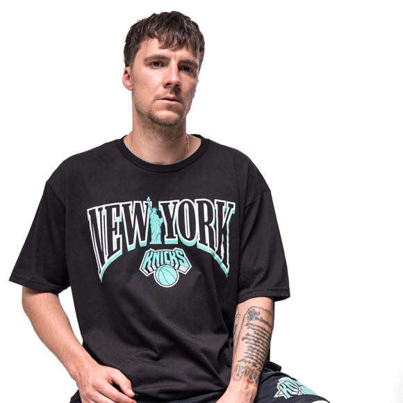Shorts Mitchell & Ness - In The City 7In Nylon Shorts - NBA - New York Knicks -Black