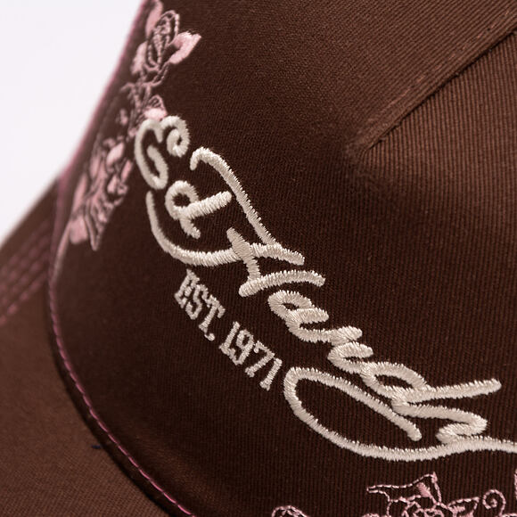 Cap Ed Hardy - Skull And Roses 5 Panel Trucker Cap