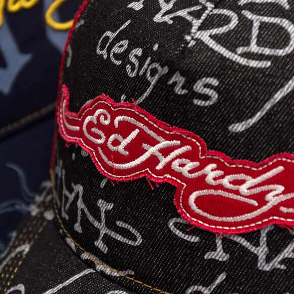 Cap Ed Hardy - Don Denim 5 Panel Trucker Cap