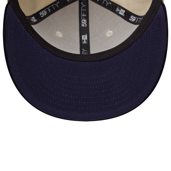 Cap New Era - Branded Patch Cord 59FIFTY - Cream / Navy