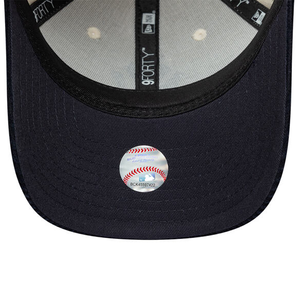 Kids Cap New Era - MLB Cord 9FORTY M-CROWN - NY Yankees - Cream / Navy