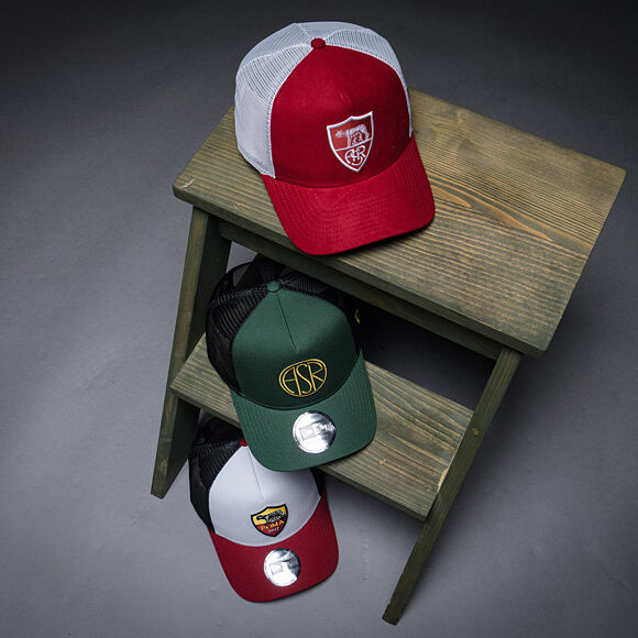 Cap New Era - Seasonal 9FORTY A-Frame Trucker - AS Roma - Cilantro Green