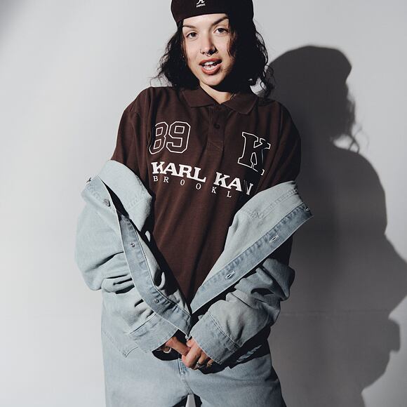  Retro Oversized Polo Shirt