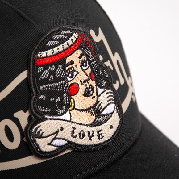 Cap Von Dutch - Trucker - Love Patch - Black