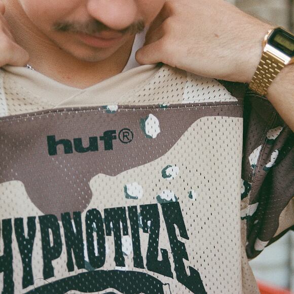 Jersey Huf - Three 6 Mafia Football Jersey - Camo