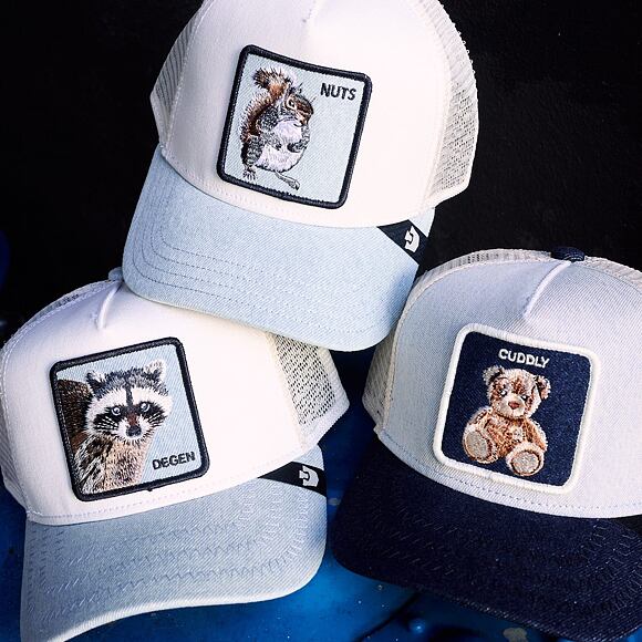 Cap Goorin - Denim Cuddly - Teddy Bear - Light Denim