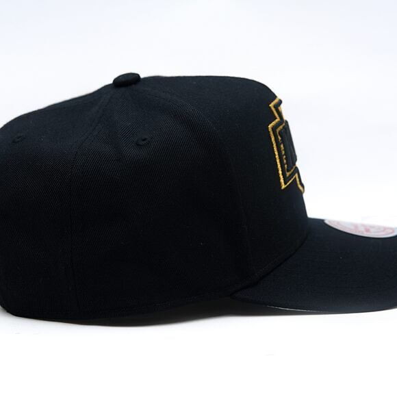 Cap Mitchell & Ness - NHL Black And Gold Pro Snapback - Los Angeles Kings - Black