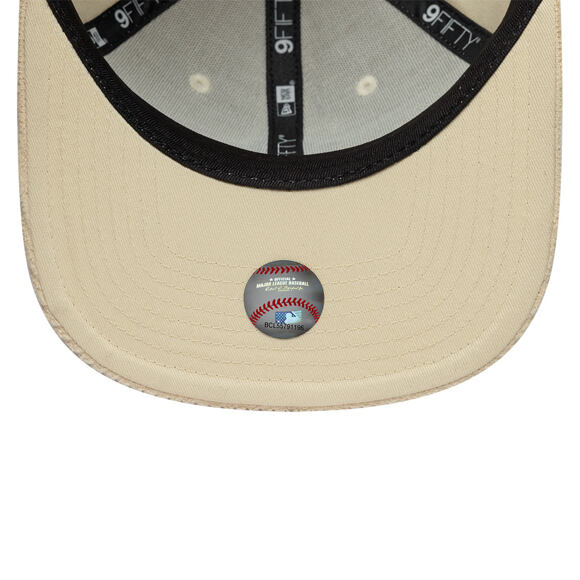Cap New Era - MLB Cord Visor 9FIFTY Original Fit - NY Yankees - Cream