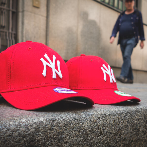 New Era League Basic Child New York Yankees Scarlet/White 9FORTY CHILD Strapback Kids Cap